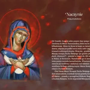 Ilustracja Matki Bożej niosącej Ducha Świętego - Pneumatofory